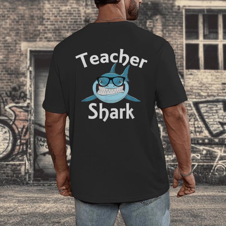 Teacher Shark Teacher For Men Women Men's Back Print T-Shirt, funny design Teacher Shark Teacher For Men Women Men's Back Print T-Shirt, funny design