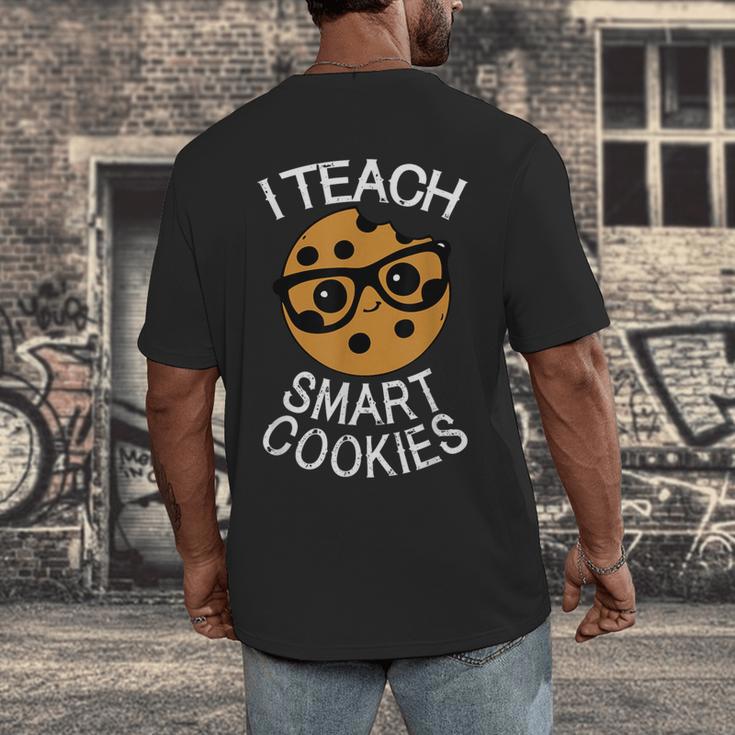 Teacher Shirt I Teach Smart Cookies Shirt Nerd Tee Men's Back Print T-Shirt, funny design Teacher Shirt I Teach Smart Cookies Shirt Nerd Tee Men's Back Print T-Shirt, funny design