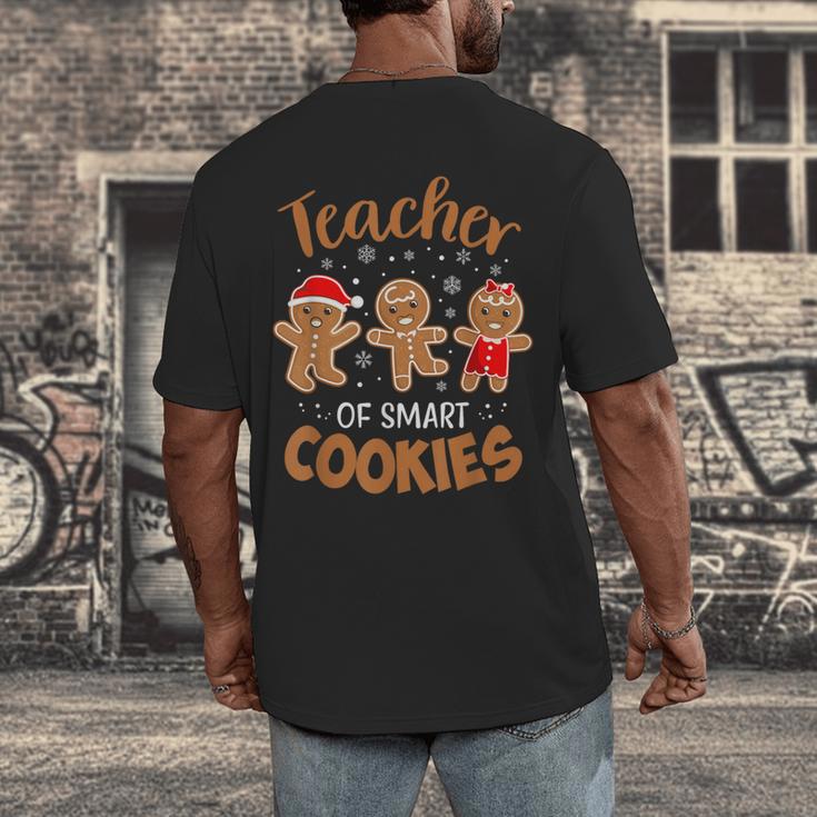 Teacher Of Smart Cookies Gingerbread Christmas Teacher Cute Men Women Kids Men's Back Print T-Shirt, funny design Teacher Of Smart Cookies Gingerbread Christmas Teacher Cute Men Women Kids Men's Back Print T-Shirt, funny design