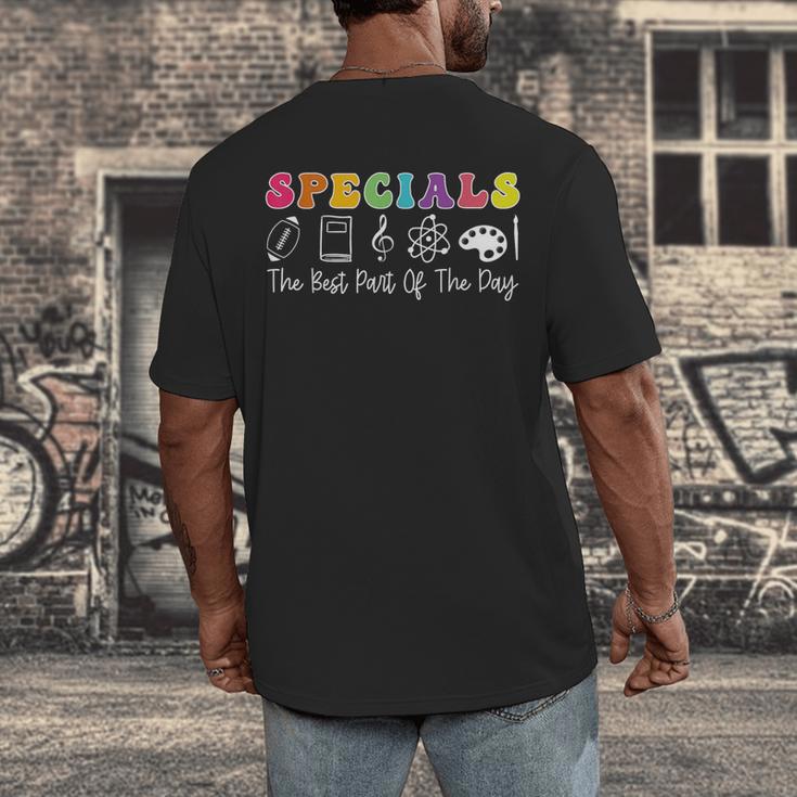 Teacher Specials The Best Part Of The Day Specials Squad Men's Back Print T-Shirt, funny design Teacher Specials The Best Part Of The Day Specials Squad Men's Back Print T-Shirt, funny design