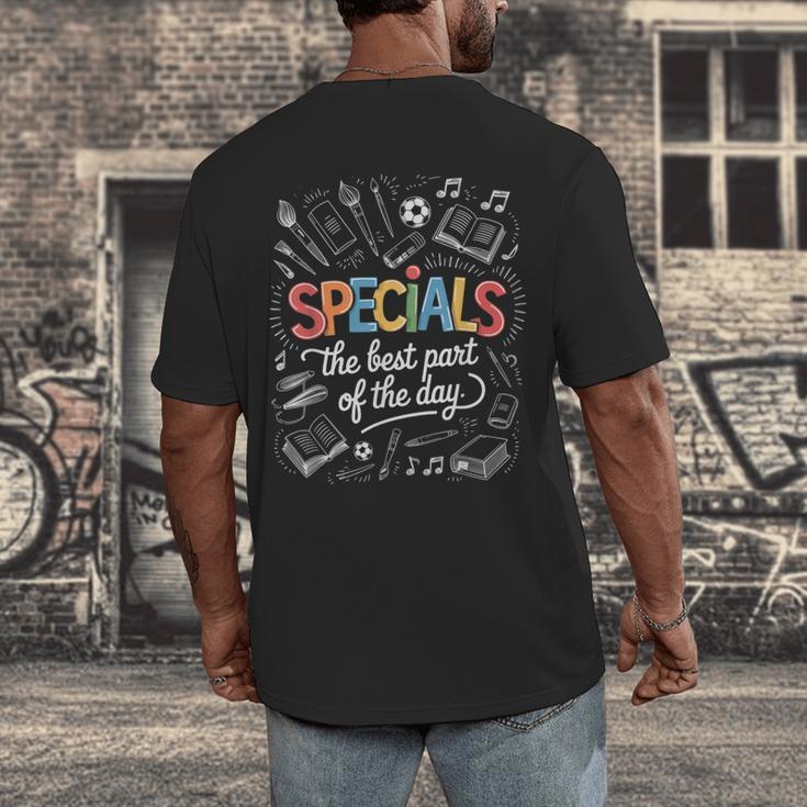 Teacher Specials The Best Part Of The Day Specials Squad Men's Back Print T-Shirt, funny design Teacher Specials The Best Part Of The Day Specials Squad Men's Back Print T-Shirt, funny design