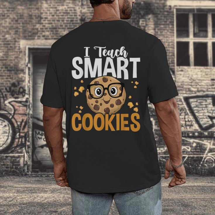 Teacher I Teach Smart Cookies Nerd Men's Back Print T-Shirt, funny design Teacher I Teach Smart Cookies Nerd Men's Back Print T-Shirt, funny design