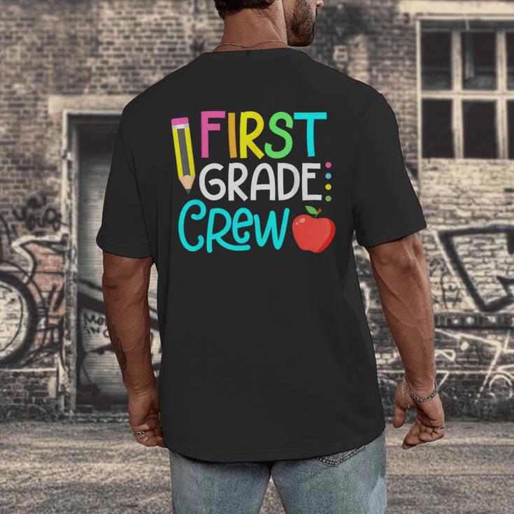Team 1st Grade Crew Back To School 1st Grade Teacher Kids Men's Back Print T-Shirt, funny design