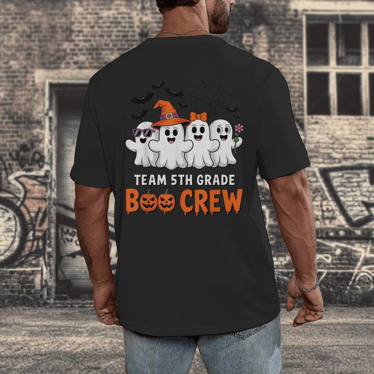 Team 5th Grade Boo Crew Halloween Teacher Student Costume Men's Back Print T-Shirt, funny design Team 5th Grade Boo Crew Halloween Teacher Student Costume Men's Back Print T-Shirt, funny design