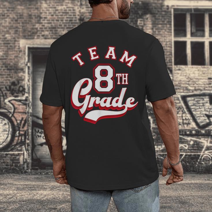 Team 8th Grade Eighth For Teacher Or Students For Men Women Girls Kids Men's Back Print T-Shirt, funny design Team 8th Grade Eighth For Teacher Or Students For Men Women Girls Kids Men's Back Print T-Shirt, funny design
