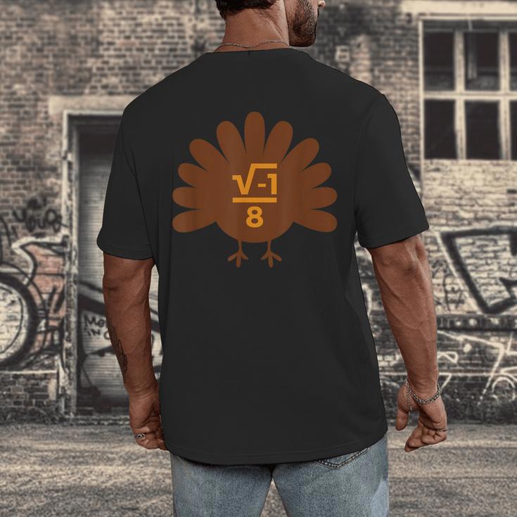 Thanksgiving Math Teacher Math Symbol Men Women Girls Kids Men's Back Print T-Shirt, funny design Thanksgiving Math Teacher Math Symbol Men Women Girls Kids Men's Back Print T-Shirt, funny design