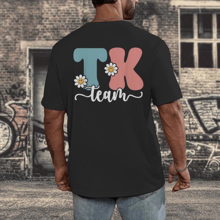 TK Team Back To School Teachers Students Team TK Men's Back Print T-Shirt, funny design TK Team Back To School Teachers Students Team TK Men's Back Print T-Shirt, funny design