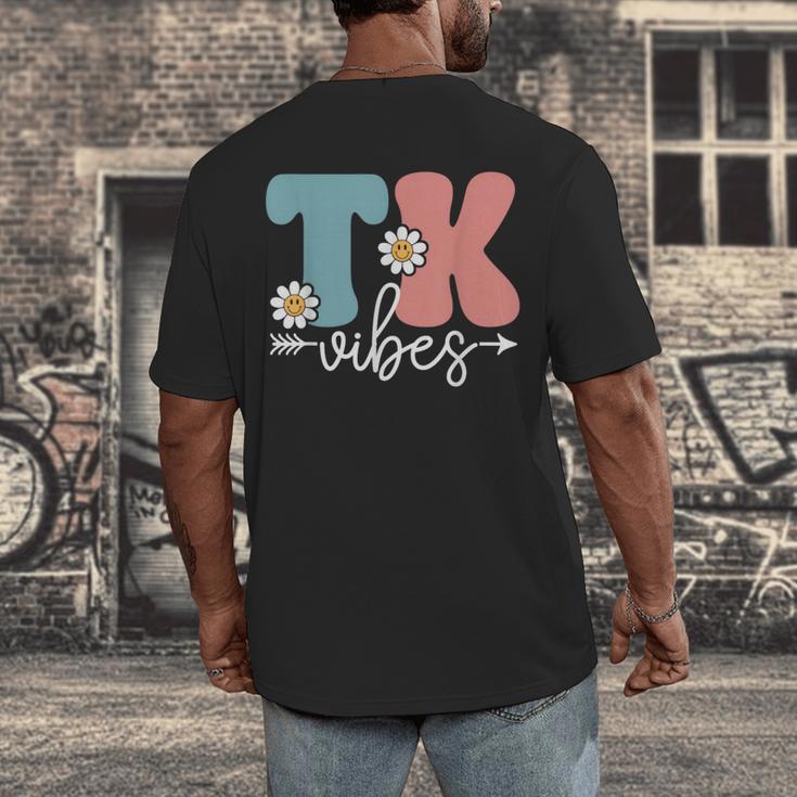 TK Vibes Back To School Teachers Students TK Team Men's Back Print T-Shirt, funny design