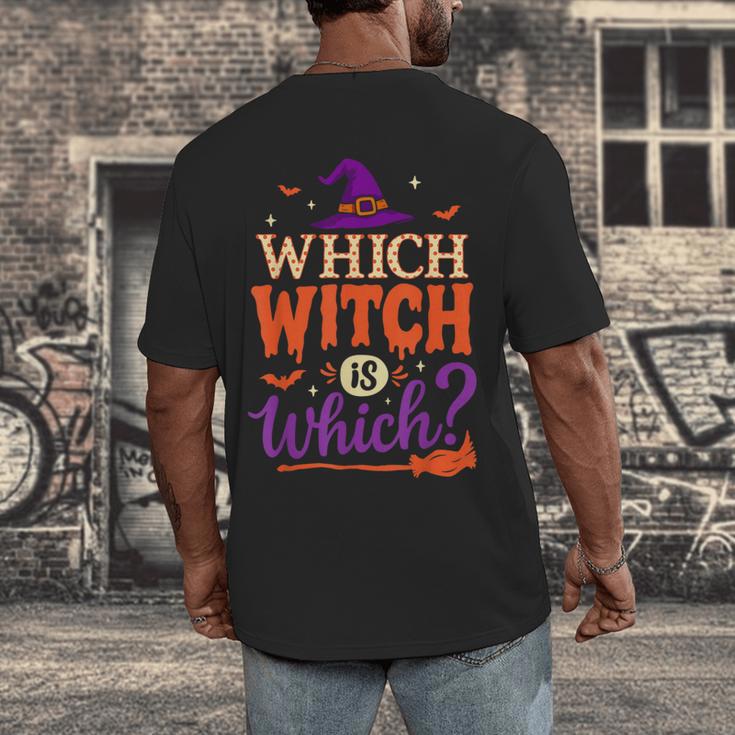 Which Witch Is Which Halloween For Women Men English Teacher Men's Back Print T-Shirt, funny design Which Witch Is Which Halloween For Women Men English Teacher Men's Back Print T-Shirt, funny design