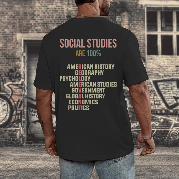 World History Classroom Social Studies History Teacher Men's Back Print T-Shirt, funny design World History Classroom Social Studies History Teacher Men's Back Print T-Shirt, funny design
