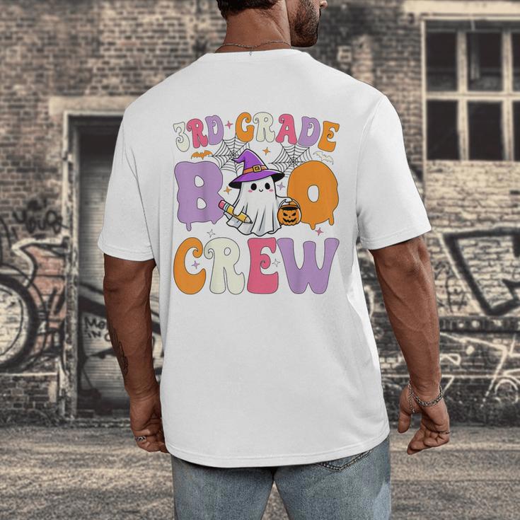 3rd Grade Boo Crew Spooky Third Grade Halloween Teacher Men's Back Print T-Shirt, funny design 3rd Grade Boo Crew Spooky Third Grade Halloween Teacher Men's Back Print T-Shirt, funny design