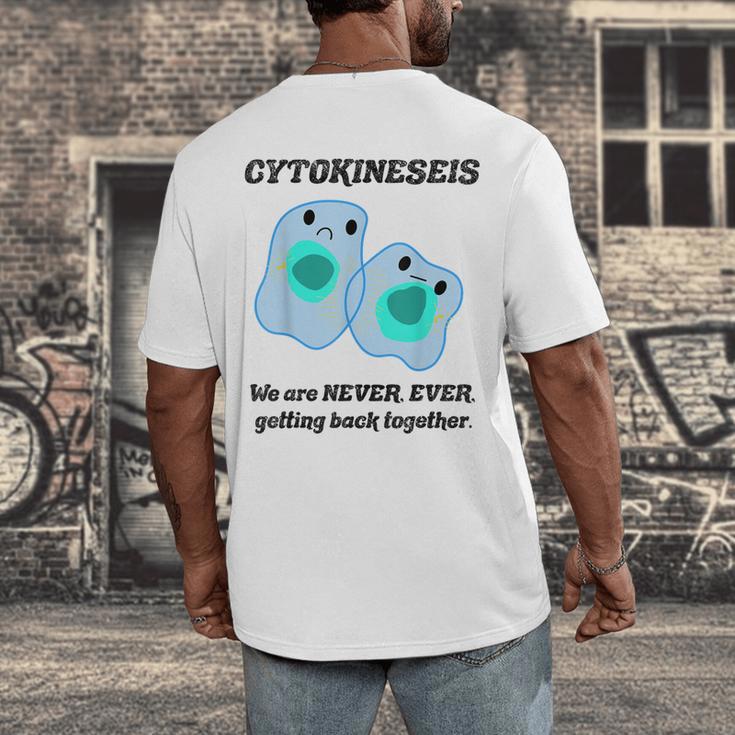 Biology T Shirts Science Biology Teacher Idea Men's Back Print T-Shirt, funny design