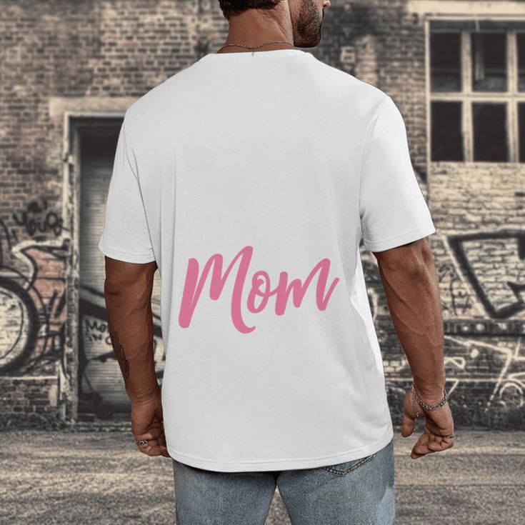 Boston Terrier Mom Boston Terrier Mom Men's Back Print T-Shirt, funny design