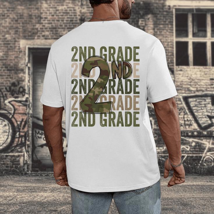 Camo Team 2nd Grade Squad Back To School Teacher Kids Boys Men's Back Print T-Shirt, funny design Camo Team 2nd Grade Squad Back To School Teacher Kids Boys Men's Back Print T-Shirt, funny design