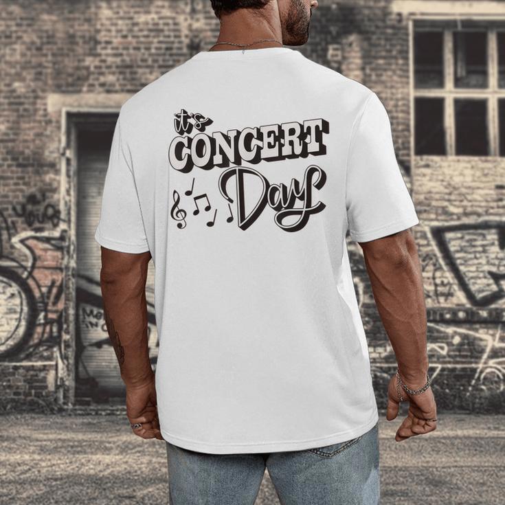 The Concert Day Elementary Music Teacher First Day Of School Men's Back Print T-Shirt, funny design The Concert Day Elementary Music Teacher First Day Of School Men's Back Print T-Shirt, funny design