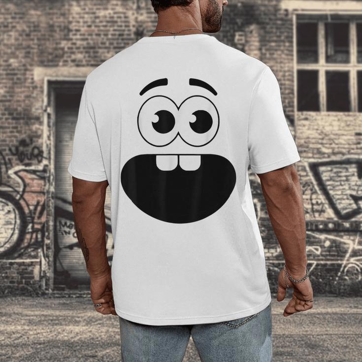 Creepy Carrots Face Teacher Halloween Costume Matching Men's Back Print T-Shirt, funny design Creepy Carrots Face Teacher Halloween Costume Matching Men's Back Print T-Shirt, funny design