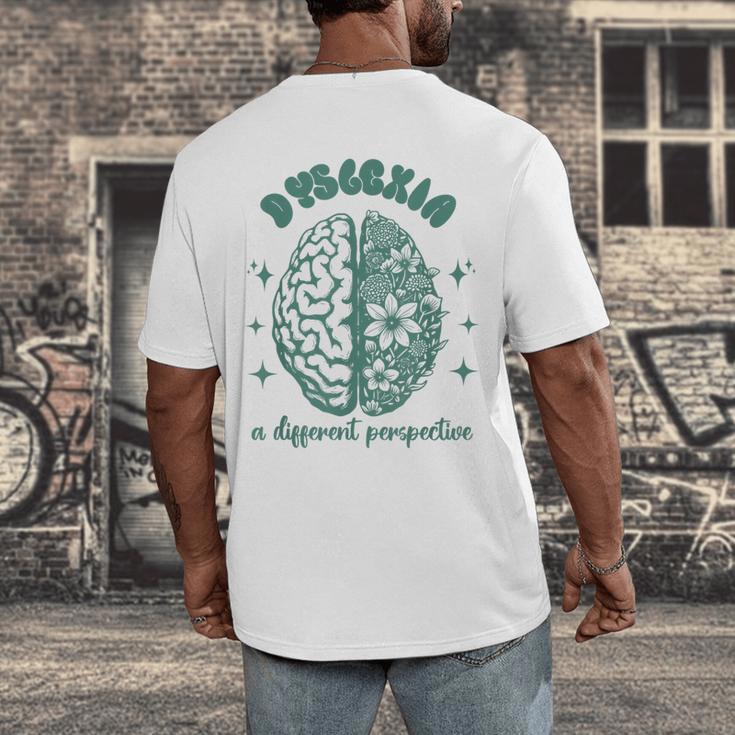 Dyslexia A Different Perspective Dyslexia Specialist Teacher Men's Back Print T-Shirt, funny design Dyslexia A Different Perspective Dyslexia Specialist Teacher Men's Back Print T-Shirt, funny design