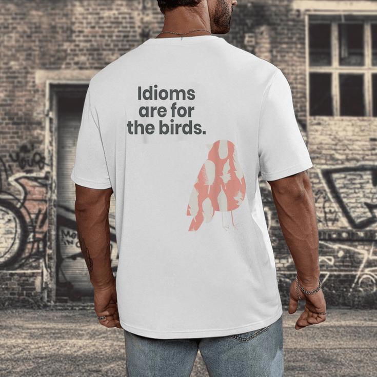 English Teachers Idiom Joke Grammar Police Literature Lovers Men Women Girls Kids Men's Back Print T-Shirt, funny design English Teachers Idiom Joke Grammar Police Literature Lovers Men Women Girls Kids Men's Back Print T-Shirt, funny design