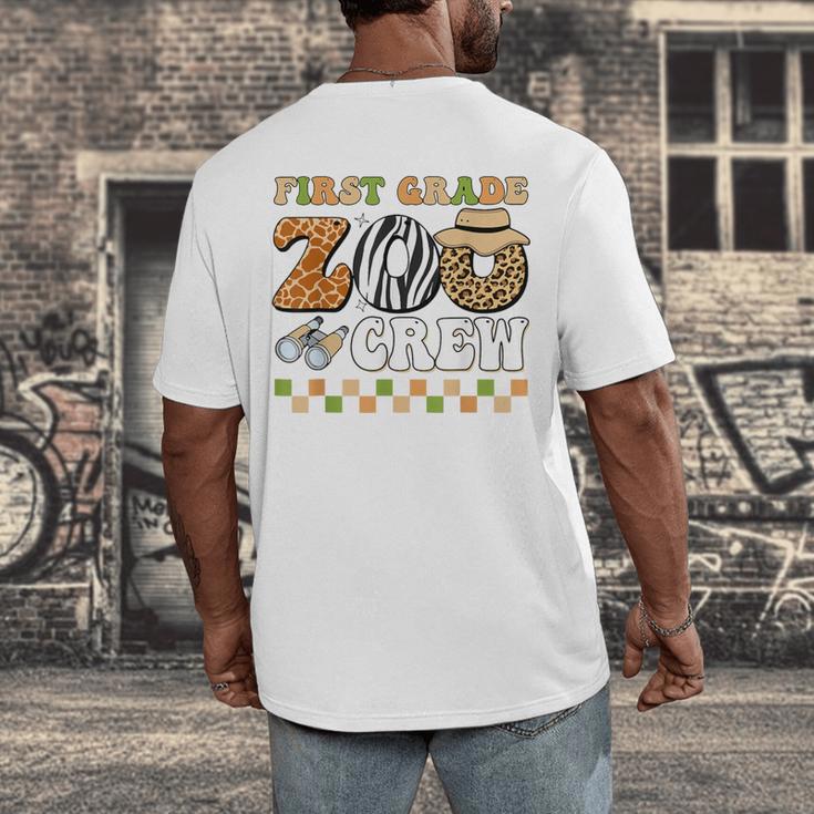 Field Zoo Trip Teacher First Grade Crew Back To School Men's Back Print T-Shirt, funny design