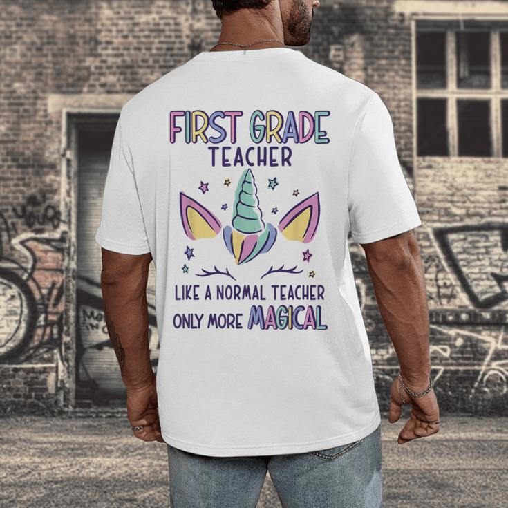 First Grade Teacher Definition Men's Back Print T-Shirt, funny design First Grade Teacher Definition Men's Back Print T-Shirt, funny design