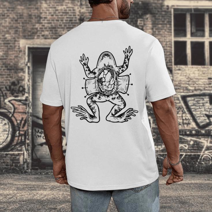 Frog Dissection Biology Anatomy Lab Science Teacher Men's Back Print T-Shirt, funny design Frog Dissection Biology Anatomy Lab Science Teacher Men's Back Print T-Shirt, funny design