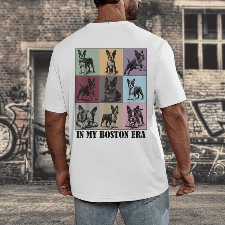 Funny Boston Terrier Quote In My Boston Terrier Era Cool Dog Men Women Men's Back Print T-Shirt, funny design