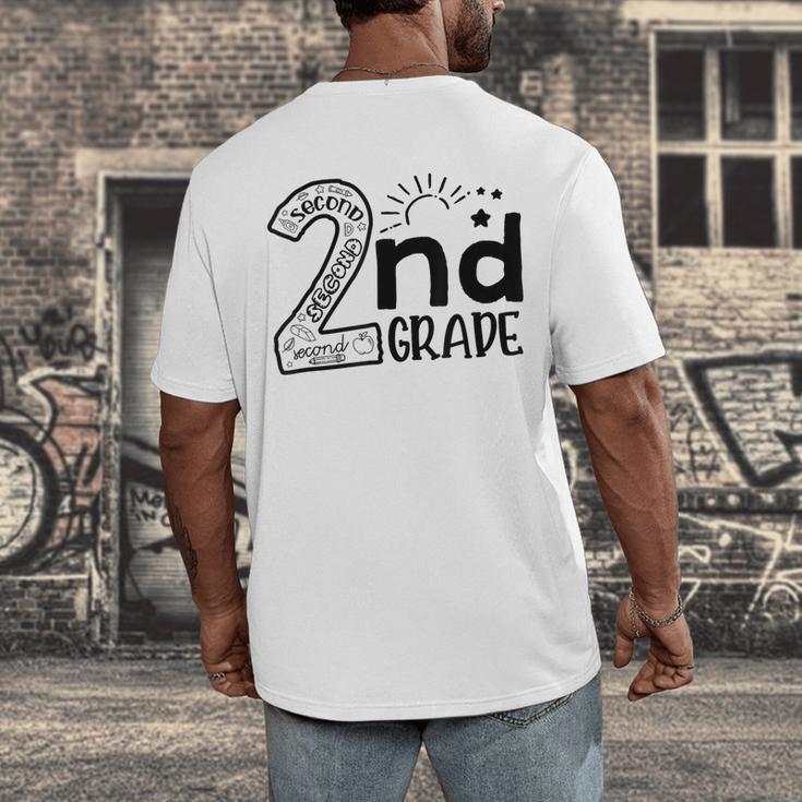 Hello On To 2nd Grade Teachers Boys And Team Secound Grade Men's Back Print T-Shirt, funny design Hello On To 2nd Grade Teachers Boys And Team Secound Grade Men's Back Print T-Shirt, funny design
