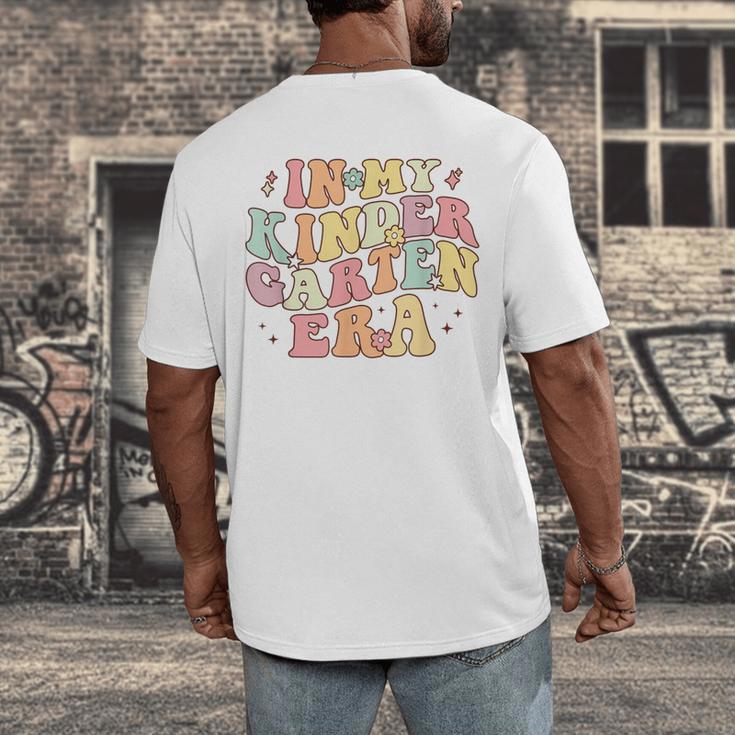 In My Kindergarten Era Retro Back To School Teacher Student Men's Back Print T-Shirt, funny design In My Kindergarten Era Retro Back To School Teacher Student Men's Back Print T-Shirt, funny design