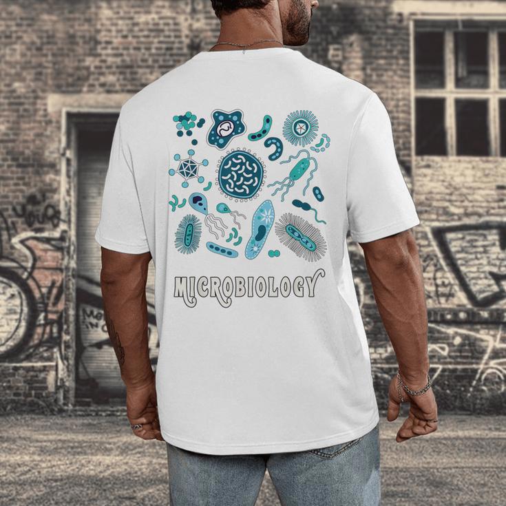 Microbiology Teacher Science Instructor Tee Shirt For Men Women Men's Back Print T-Shirt, funny design