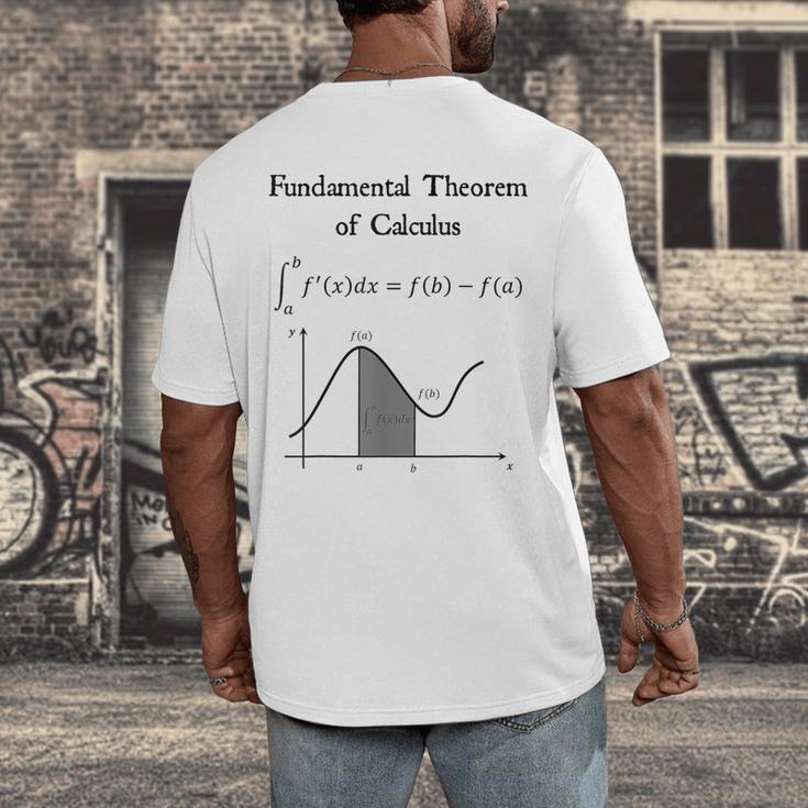Nerdy Fundamental Theorem Of Calculus Math Teacher Geek Men's Back Print T-Shirt, funny design Nerdy Fundamental Theorem Of Calculus Math Teacher Geek Men's Back Print T-Shirt, funny design