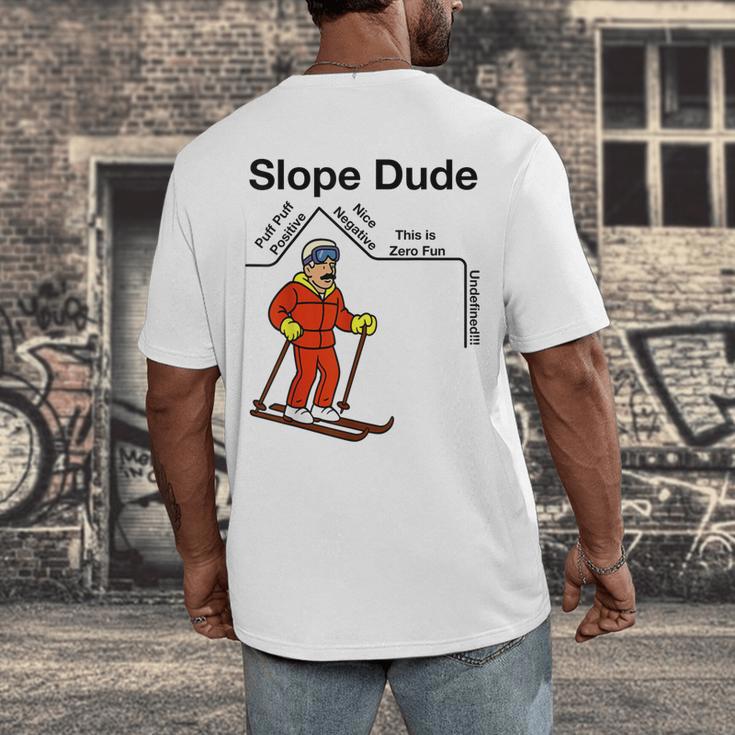 Nerdy Slope Dude Geometry Algebra Math Teacher Men's Back Print T-Shirt, funny design Nerdy Slope Dude Geometry Algebra Math Teacher Men's Back Print T-Shirt, funny design