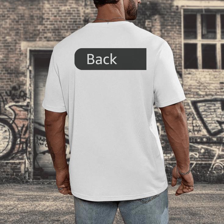 Retro ABCD Teacher Tour Kindergarten Teacher Back To School Men's Back Print T-Shirt, funny design