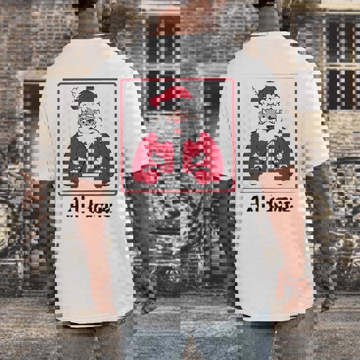 Retro All Done Christmas Special Ed Teacher Team Santa Women Men&#x27;s Back Print T-Shirt, funny design