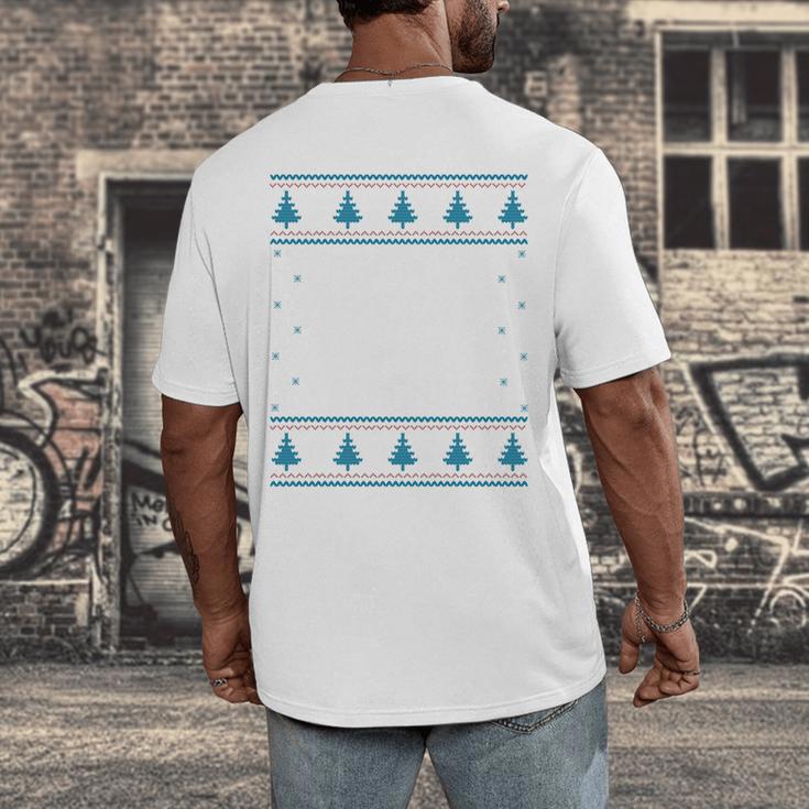 Santas Favorite Band Teacher Christmas Men's Back Print T-Shirt, funny design Santas Favorite Band Teacher Christmas Men's Back Print T-Shirt, funny design