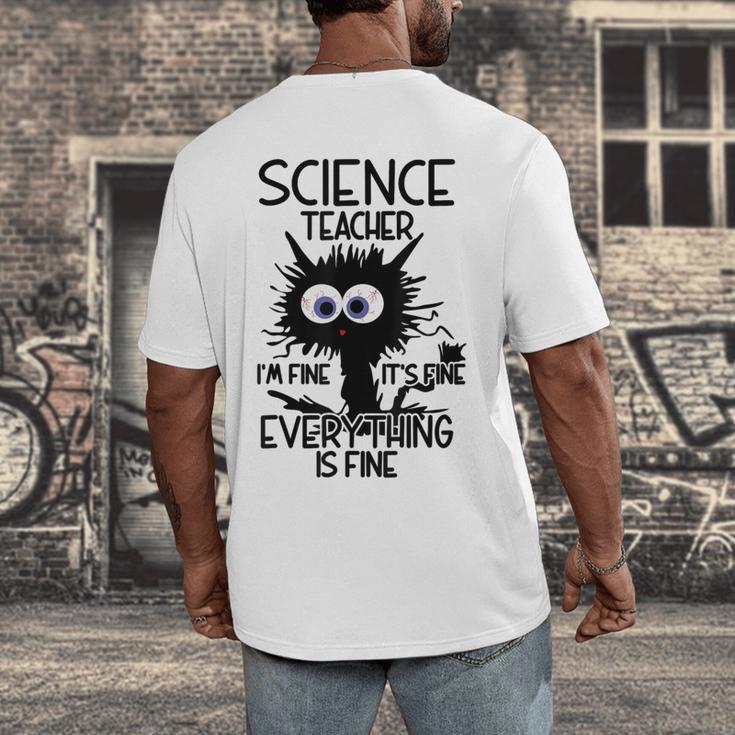 Science Teacher Appreciation Merch -Adults -Youth Grey Classic Fit Modern Science Theme Cartoon Men's Back Print T-Shirt, funny design Science Teacher Appreciation Merch -Adults -Youth Grey Classic Fit Modern Science Theme Cartoon Men's Back Print T-Shirt, funny design