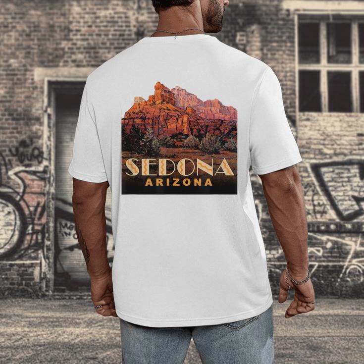Sedona s Sedona Arizona Shirts T-Shirt Men's Back Print T-Shirt, funny design