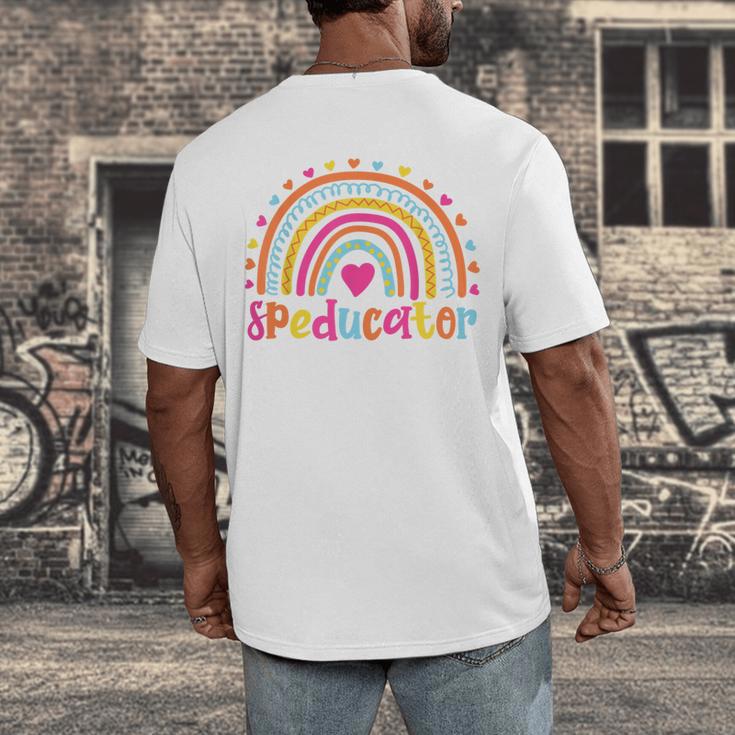 Speducator Special Education Teacher Sped Ed Men's Back Print T-Shirt, funny design Speducator Special Education Teacher Sped Ed Men's Back Print T-Shirt, funny design