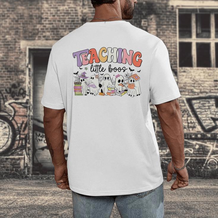 Teaching My Little Boos Teacher Ghost Teacher Halloween For Men Women Kids Men's Back Print T-Shirt, funny design Teaching My Little Boos Teacher Ghost Teacher Halloween For Men Women Kids Men's Back Print T-Shirt, funny design