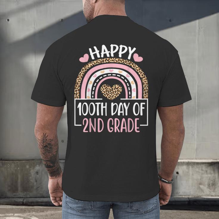 100th Day Of 2nd Grade 100 Days Of School Teacher Men's Back Print T-Shirt, gift for family, gift for coworker 100th Day Of 2nd Grade 100 Days Of School Teacher Men's Back Print T-Shirt, gift for family, gift for coworker