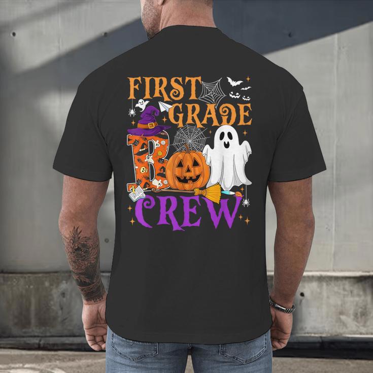1st Grade Boo Crew Teacher Student Halloween Costume Men's Back Print T-Shirt, gift for family, gift for coworker 1st Grade Boo Crew Teacher Student Halloween Costume Men's Back Print T-Shirt, gift for family, gift for coworker
