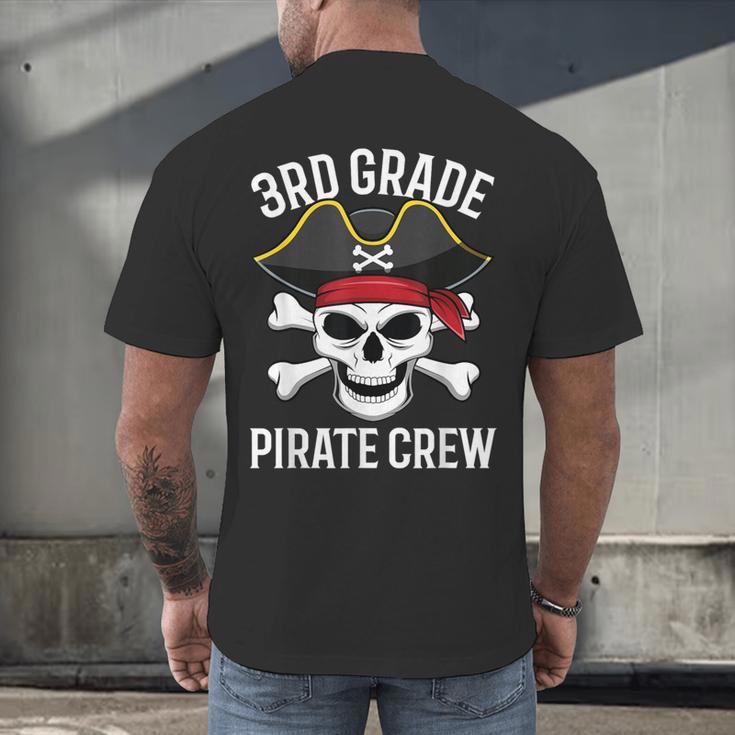 3rd Grade Pirate Crew Halloween Costume Student Teacher Men's Back Print T-Shirt, gift for family, gift for coworker 3rd Grade Pirate Crew Halloween Costume Student Teacher Men's Back Print T-Shirt, gift for family, gift for coworker