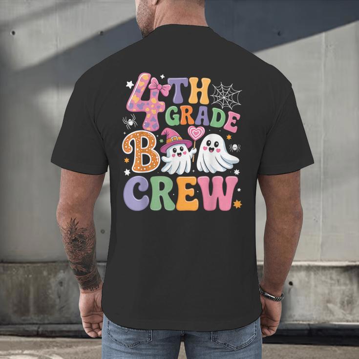 4th Grade Boo Crew Fourth Grade Teacher Kids Happy Halloween Men's Back Print T-Shirt, gift for family, gift for coworker 4th Grade Boo Crew Fourth Grade Teacher Kids Happy Halloween Men's Back Print T-Shirt, gift for family, gift for coworker