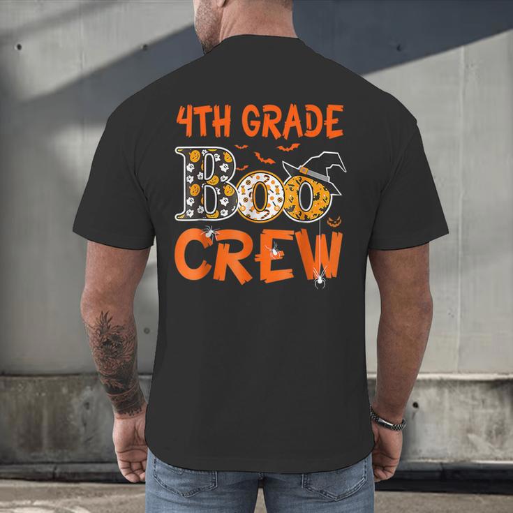 4th Grade Boo Crew Teacher Student Halloween Men's Back Print T-Shirt, gift for family, gift for coworker 4th Grade Boo Crew Teacher Student Halloween Men's Back Print T-Shirt, gift for family, gift for coworker