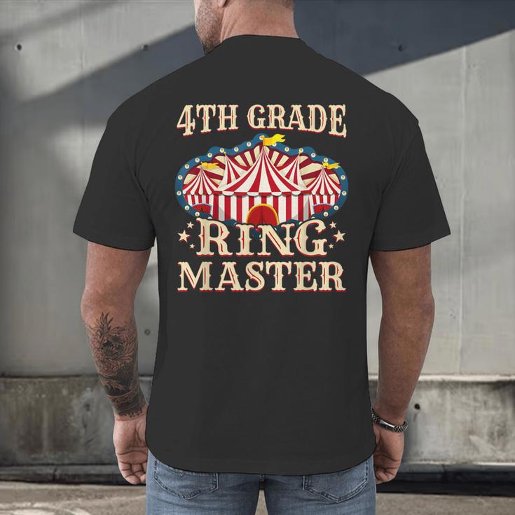 4th Grade Ringmaster Shirt 4th Grade Teacher Shirts Teacher Men Women Kids Men's Back Print T-Shirt, gift for family, gift for coworker 4th Grade Ringmaster Shirt 4th Grade Teacher Shirts Teacher Men Women Kids Men's Back Print T-Shirt, gift for family, gift for coworker