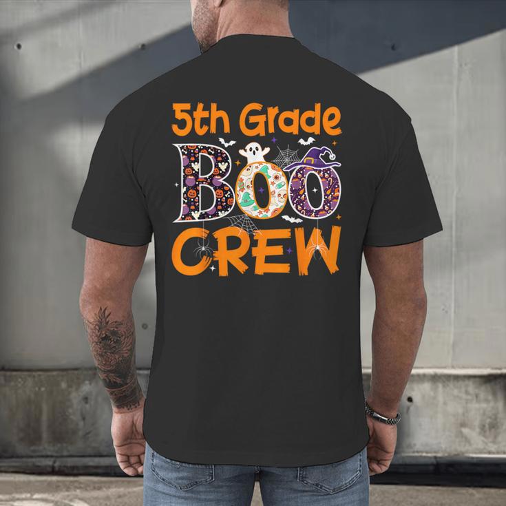 5th Grade Boo Crew Teacher Fifth Grade Halloween Men's Back Print T-Shirt, gift for family, gift for coworker 5th Grade Boo Crew Teacher Fifth Grade Halloween Men's Back Print T-Shirt, gift for family, gift for coworker
