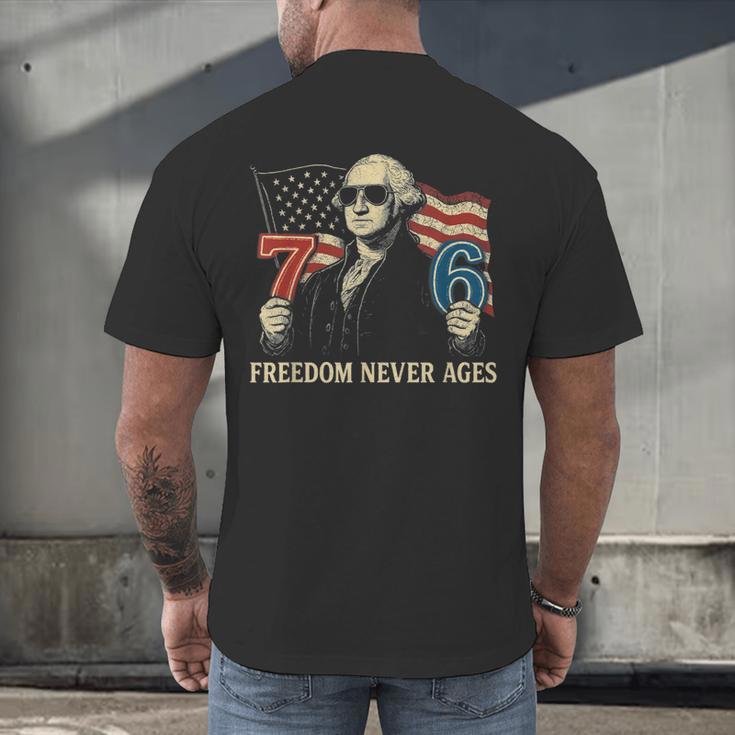 6-7 7-6 George Washington Freedom For Teachers Men's Back Print T-Shirt, gift for family, gift for coworker 6-7 7-6 George Washington Freedom For Teachers Men's Back Print T-Shirt, gift for family, gift for coworker