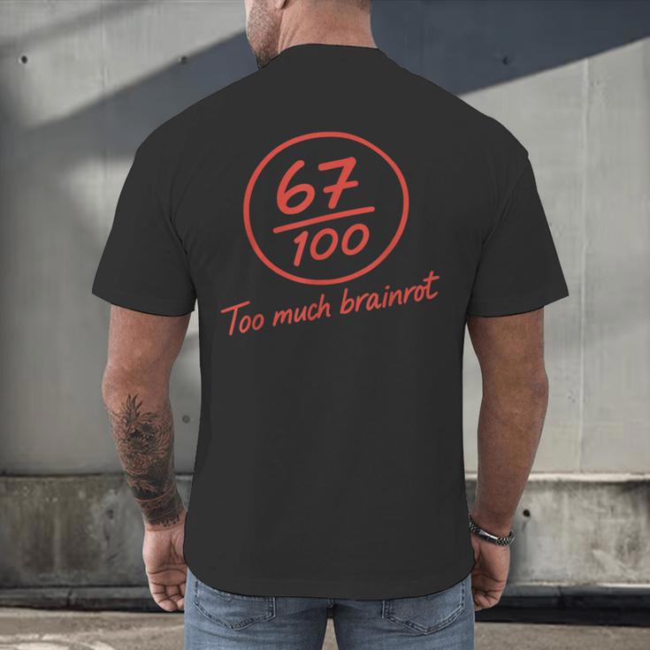 6 7 Brainrot Elementary Teacher Meme 67 Six Seven Men's Back Print T-Shirt, gift for family, gift for coworker 6 7 Brainrot Elementary Teacher Meme 67 Six Seven Men's Back Print T-Shirt, gift for family, gift for coworker