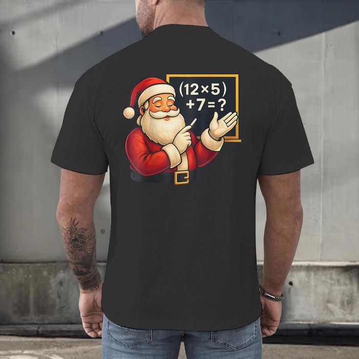 67 Teacher Santa Christmas Six Seven Meme Math Xmas Men's Back Print T-Shirt, gift for family, gift for coworker 67 Teacher Santa Christmas Six Seven Meme Math Xmas Men's Back Print T-Shirt, gift for family, gift for coworker