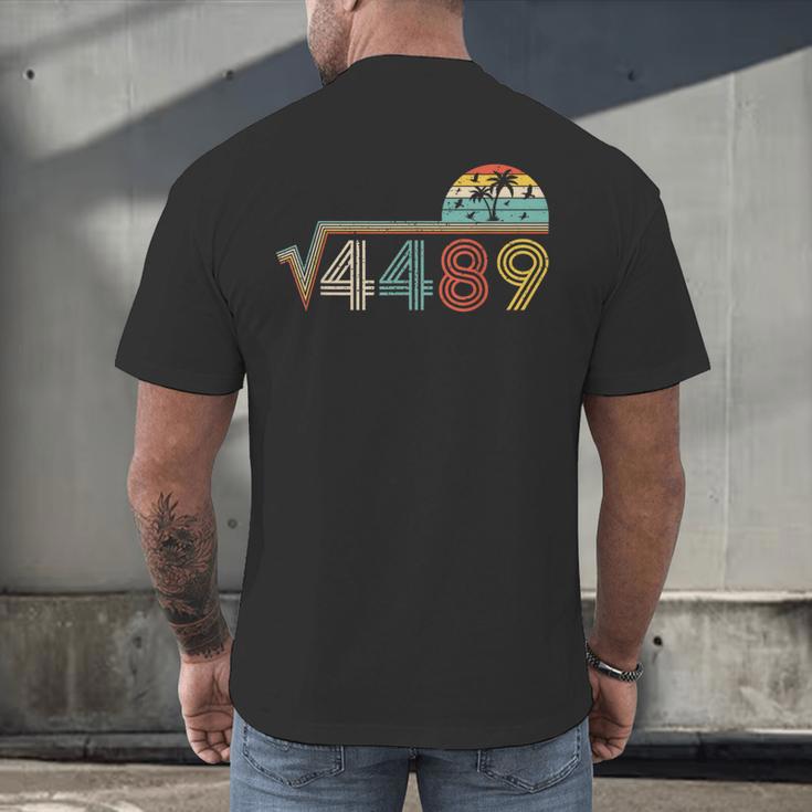 67 Vintage Meme Square Root 4489 Slang Math Teacher Men's Back Print T-Shirt, gift for family, gift for coworker 67 Vintage Meme Square Root 4489 Slang Math Teacher Men's Back Print T-Shirt, gift for family, gift for coworker