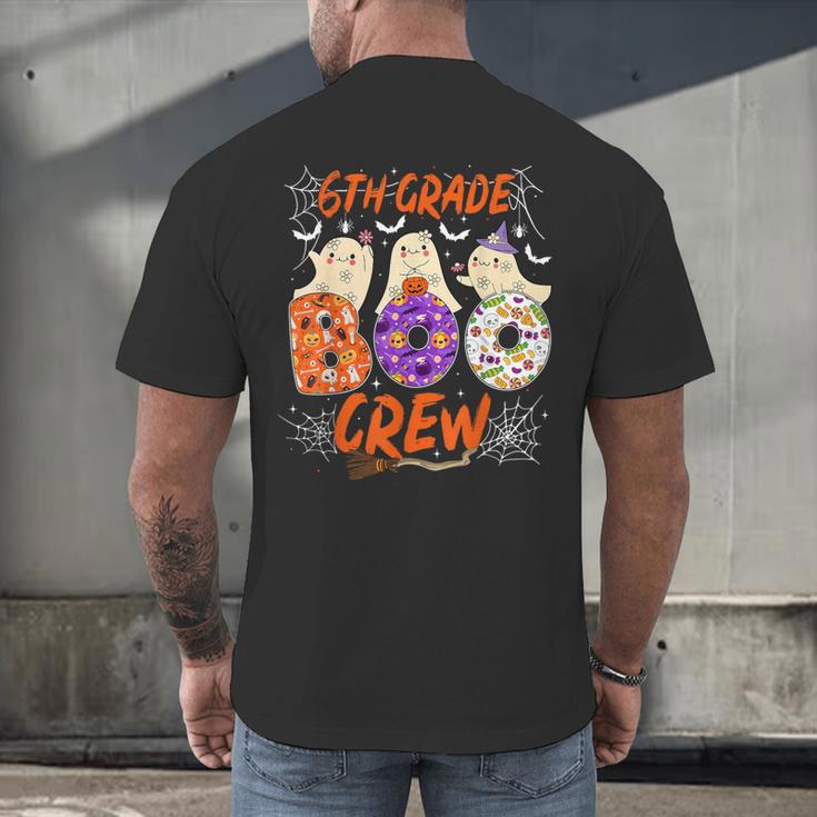 6th Grade Boo Crew Sixth Grade Halloween Teacher Kid Men's Back Print T-Shirt, gift for family, gift for coworker 6th Grade Boo Crew Sixth Grade Halloween Teacher Kid Men's Back Print T-Shirt, gift for family, gift for coworker
